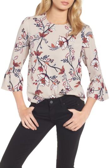 Women's Cooper & Ella Greta Bell Sleeve Blouse - Beige