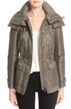 Women's Burberry 'bosworth' Mid Length Quilted Coat
