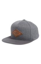 Men's Rvca Woods Logo Trucker Hat - Grey