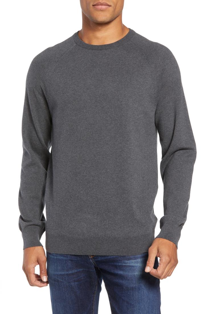 Men's French Connection Regular Fit Crewneck Sweater - Grey