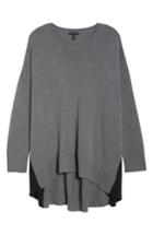 Women's Eileen Fisher Oversize Cashmere & Wool Sweater - Grey