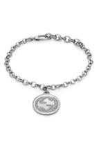 Women's Gucci Silver Coin Charm Line Bracelet