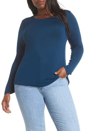 Women's Halogen Back Vent Tee - Blue