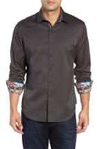 Men's Robert Graham Wallace Classic Fit Sport Shirt - Grey