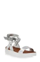 Women's Mia Calla Platform Sandal .5 M - Metallic