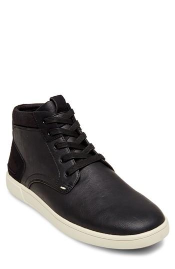 Men's Steve Madden Forsyth High Top Sneaker M - Black