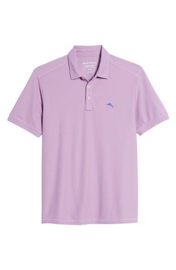 Men's Tommy Bahama Tropicool Spectator Pique Polo - Purple