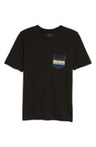 Men's Rip Curl Salut Custom Pocket T-shirt - Black
