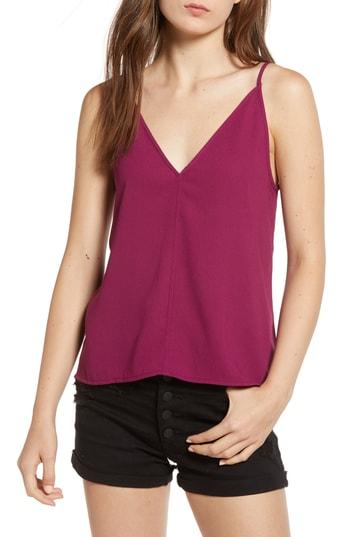 Women's Bp. Double V-neck Camisole Top, Size - Purple