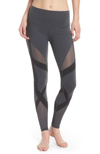 Women's Alo Tribe High Waist Leggings - Grey