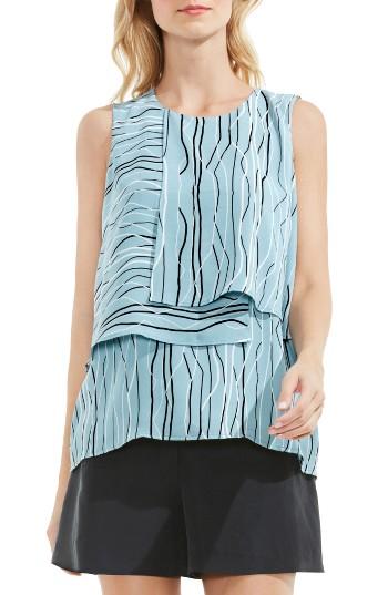 Women's Vince Camuto Electric Lines Tiered Blouse