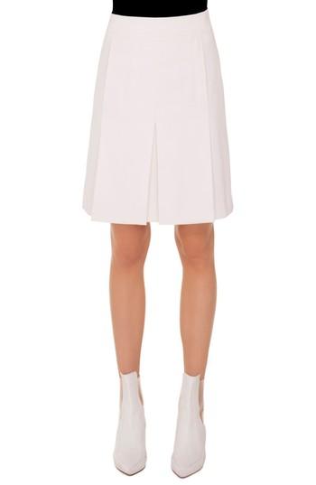 Women's Akris Punto Tricotine A-line Skirt - White