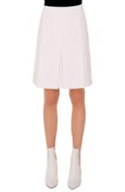 Women's Akris Punto Tricotine A-line Skirt - White