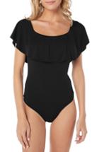 Women's Michael Stars Ruffled Bodysuit