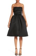 Women's Reem Acra Draped Bodice Strapless Scuba Dress