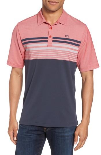 Men's Travis Mathew Boomer Polo Shirt - Red