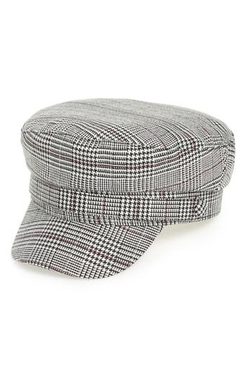 Women's Treasure & Bond Menswear Plaid Baker Boy Hat -