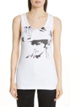 Women's Calvin Klein 205w39nyc X Andy Warhol Foundation Dennis Hopper Tank - White