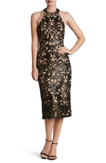 Women's Dress The Population Cassie Sequin Midi Dress