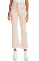 Women's Ulla Johnson Ellis Crop Flare Jeans - Pink