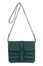 Senreve Pebbled Leather Crossbody Bag - Green