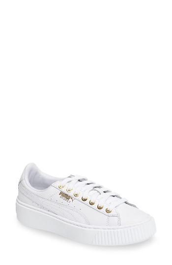 Women's Puma Basket Platform Sneaker