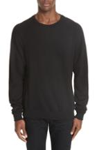 Men's John Elliott Raglan Crewneck Sweatshirt, Size - Black