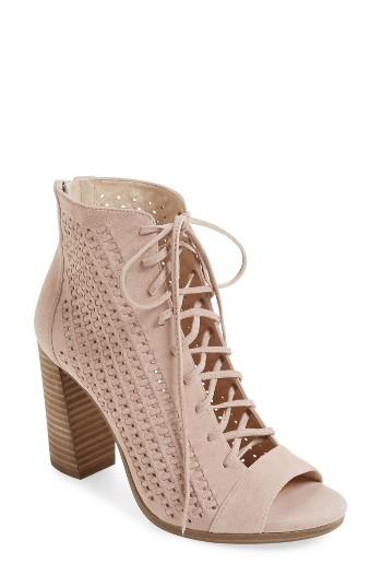 Women's Vince Camuto Kevina Lace-up Open Toe Bootie