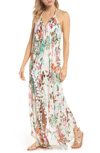 Women's Pool To Party Beach To Street Cover-up Dress, Size - Ivory
