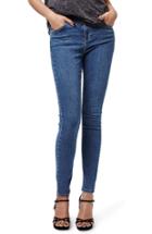 Women's Topshop Jamie High Waist Skinny Jeans W X 30l (fits Like 25-26w) X - Blue