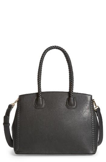 Sole Society Lexington Whipstitch Faux Leather Satchel -