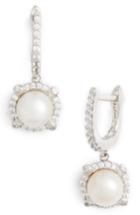 Women's Lafonn Simulated Diamond & Pearl Drop Earrings