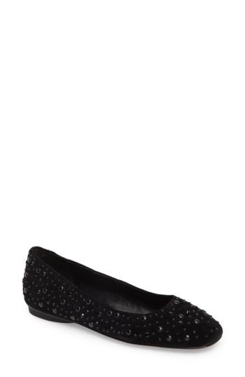 Women's Donald J Pliner Dora Skimmer Flat M - Black