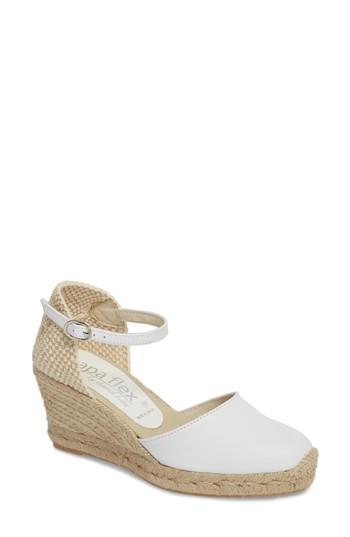 Women's Napa Flex Europa Wedge Sandal .5us / 39eu M - White