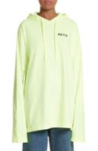 Women's Vetements P.e.t.s. Jersey Pullover Hoodie - Yellow