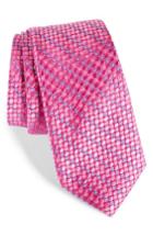Men's Nordstrom Men's Shop Carter Dot Silk Tie, Size - Pink
