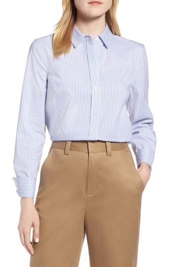 Women's 1901 Stretch Cotton Blend Shirt - Blue