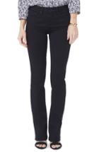 Women's Nydj Barbara High Waist Stretch Bootcut Jeans (similar To 14w) - Black