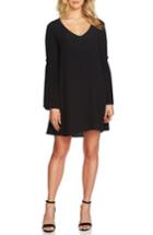 Women's 1.state Bell Sleeve Swing Dress, Size - Black