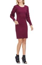 Women's Vince Camuto Paisley Estate Mesh Body-con Dress - Black