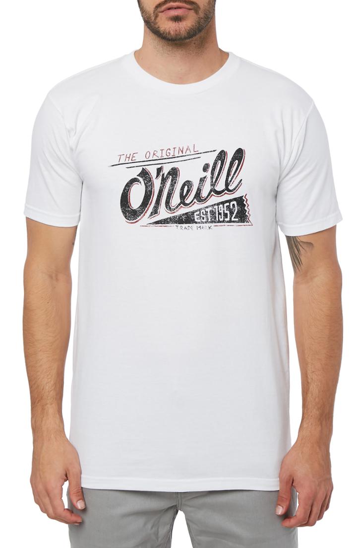 Men's O'neill Pennant Graphic T-shirt, Size - White