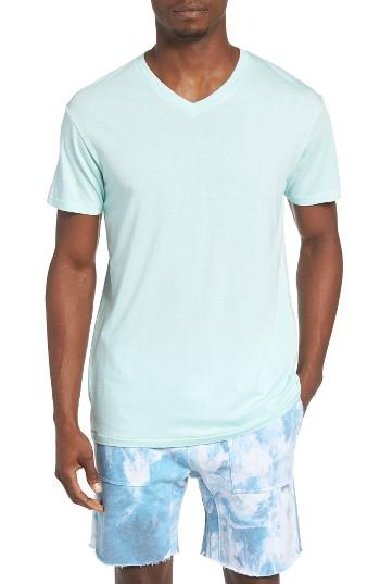 Men's Sol Angeles Essential V-neck T-shirt - Blue/green
