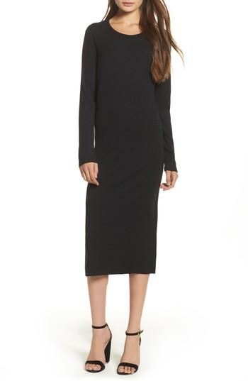 Women's Knot Sisters Midi Dress - Black