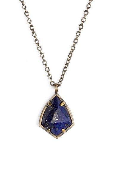 Women's Kendra Scott 'cory' Semiprecious Stone Pendant Necklace
