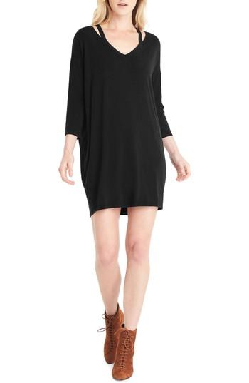 Women's Michael Stars Slit Shoulder V-neck Dress
