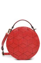 Welden Meridian Leather Crossbody Bag - Red