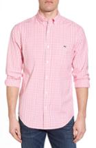 Men's Vineyard Vines Carleton Classic Fit Gingham Sport Shirt - Pink