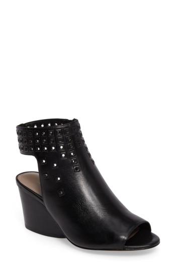 Women's Donald J Pliner Jane Grommet Wedge Sandal M - Black