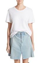 Women's Simon Miller Canton Silk Blend Slub Tee - White