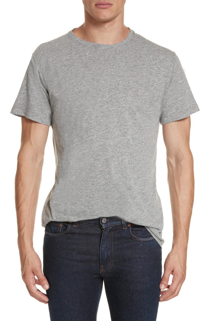 Men's John Elliott Crewneck T-shirt, Size - Grey